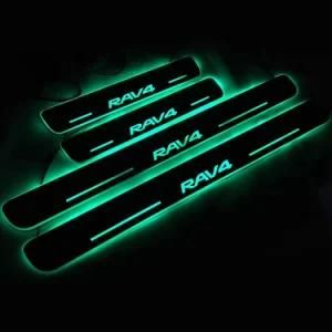 Car Styling Toyota RAV4 2014-2015 OEM LED Moving Door Scuff Plate