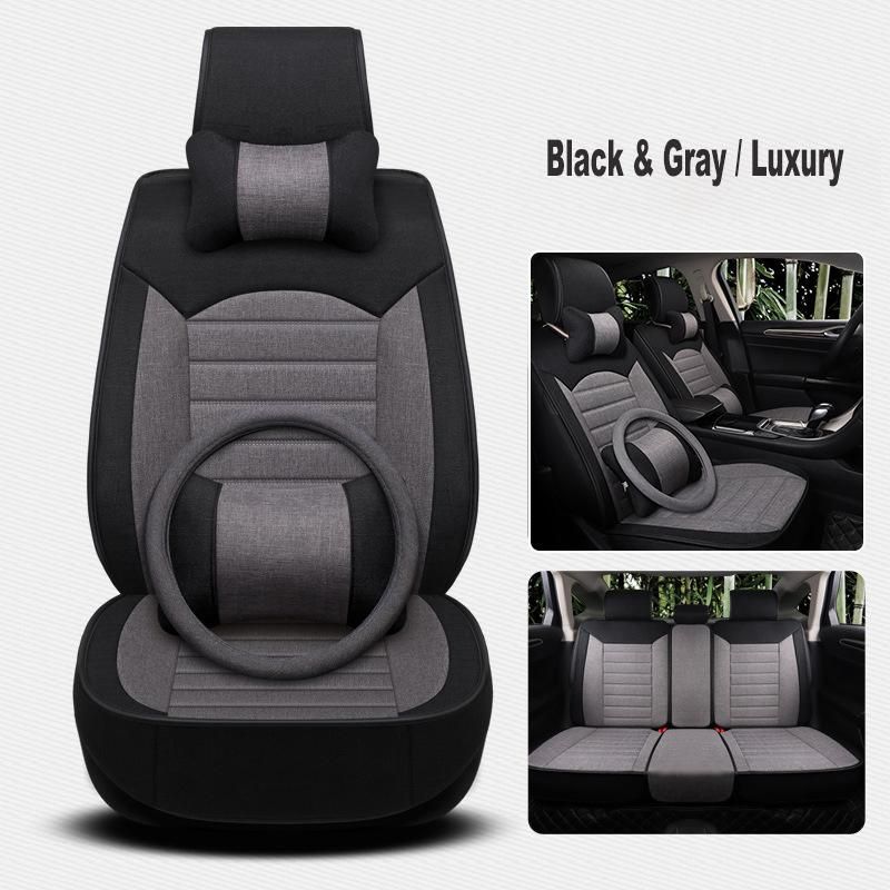 Linen Fabric Car Seats Cover