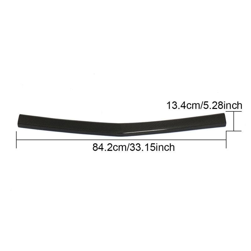 Carbon Fiber Front Bumper Center Spoiler for Cadillac Cts-V Coupe 2009-2015
