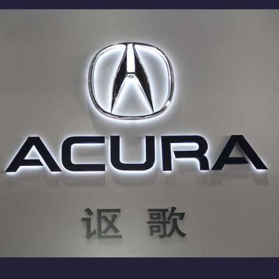 Hot Sale 4s Car Logo Signage Acrylic Illuminated Letter Sign