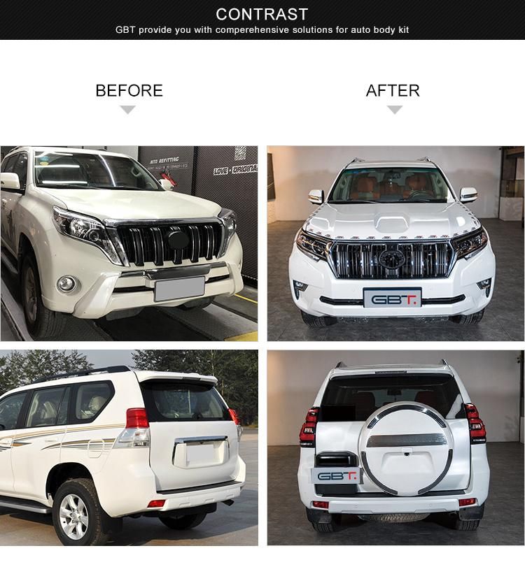 Gbt Car Accessories Auto Parts Bumper Year 2010-2017 to 2018 for Toyota Prado Fj150 Model