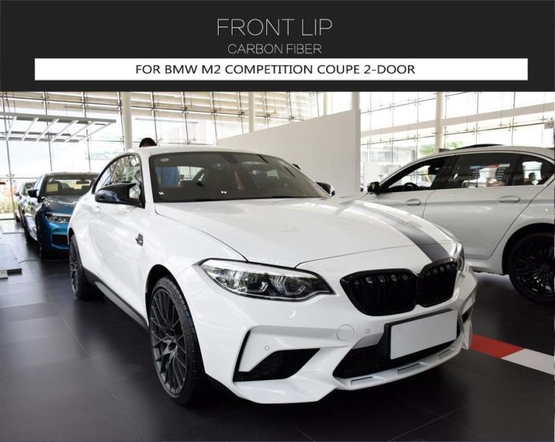 Carbon Fiber Front Bumper Lip for BMW M2 Competition Coupe 2-Door 2018-2020