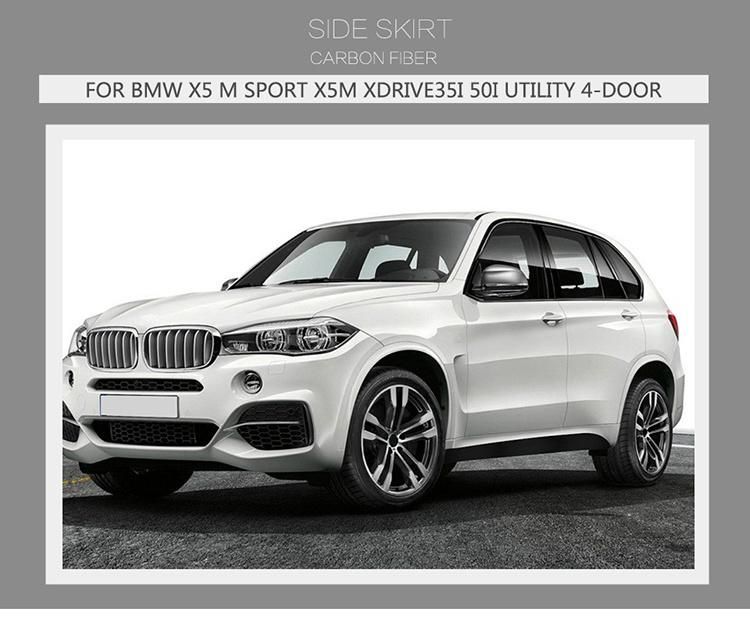 Carbon Fiber Side Skirts for BMW X5 F15 M-Sport 14-18