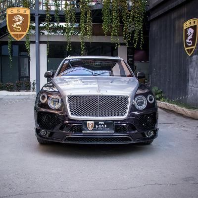 Mansory Style Wide Body Kits Carbon Fiber Car Wheel Eyebrow Engine Cover Rear Bumper Protect for Bentley Bentayga Body Kit