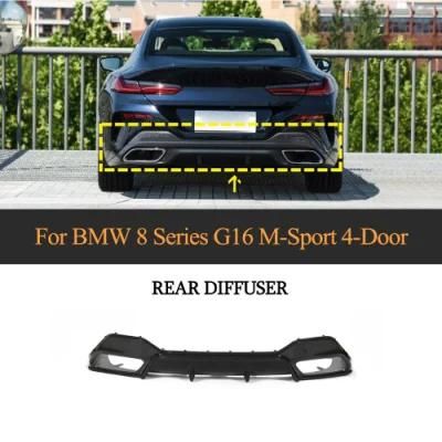 Carbon Fiber G16 Rear Diffuser for BMW 8 Series M-Sport 4D 2019-2021