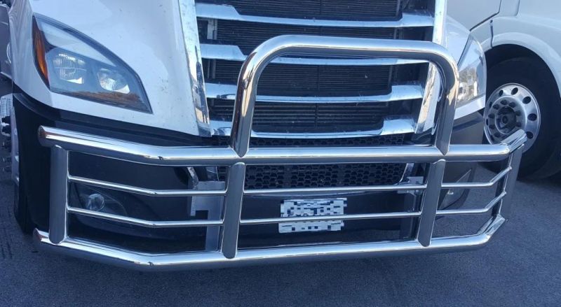 Classic 304 Stainless Steel Heavy Truck Deer Guard for Freightliner Cascadia 2016-2018