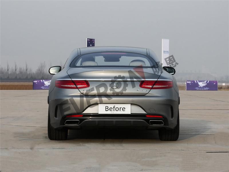 2019 S63 Coupe Rear Diffuser and Muffler Tips for Benz C217