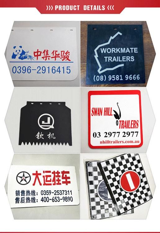 Factory Custom Logo Rubber Mud Flap for Truck