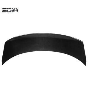 Black Carbon Fiber Tunrk Lid Fit KIA Stinger Rear Boot Spoiler