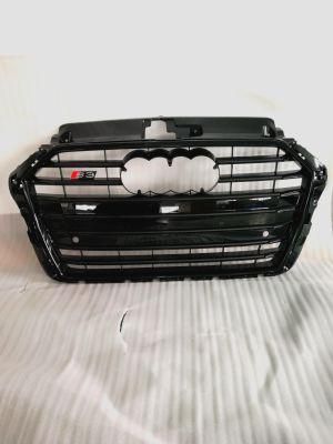 Car Accessories S3 Style Reinforcement Car Body Kit Front Bumper with Honeycomb Grill for Audi A3