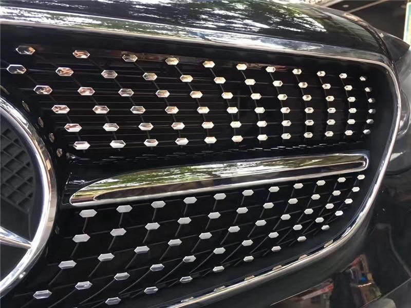 Diamond Style Car Front Grille for Mercedes Benz E Class W213 2016-2020