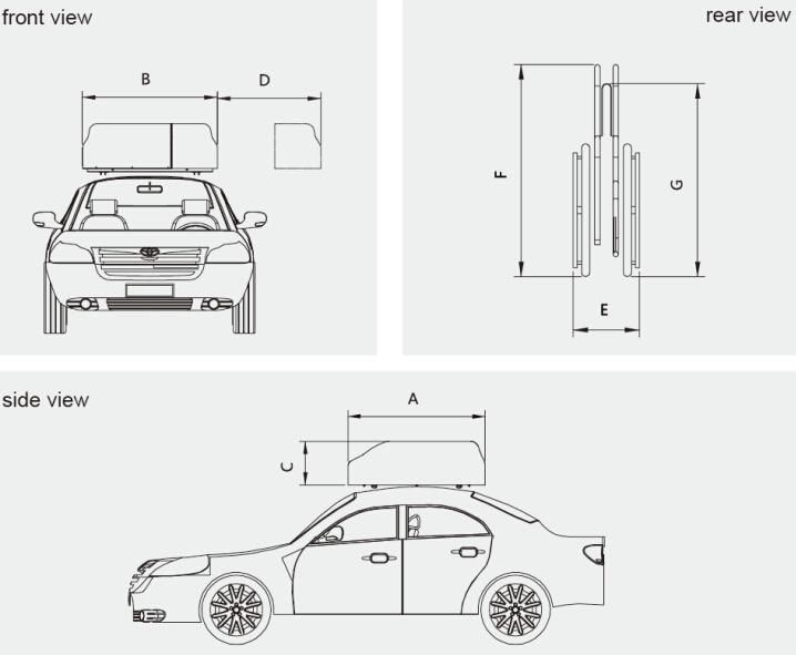 WCT-L Series Electric Wheelchair Car Roof Box