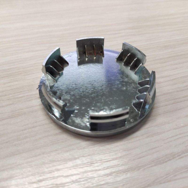 Wholesale ABS Chrome Silver Car Emblem Badge Wheel Center Hub Caps Cover for Car logo