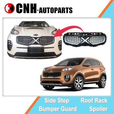Car Parts Auto Accessory &quot;X&quot; Daytime Light Front Grille for KIA Sportage 2016 2017