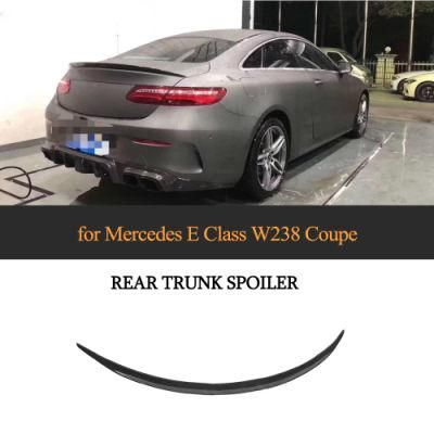 Carbon Fiber Rear Trunk Spoiler Boot Lip for Mercedes-Benz E Class W238 C238 E250 E400 E500 E550 2017 - 2019