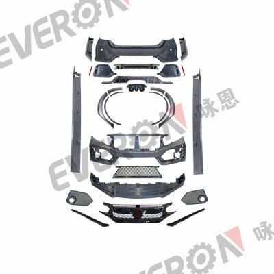 New 2020 Type R Car Bumpers Body Kits for Honda Civic Sedan 2016-2020