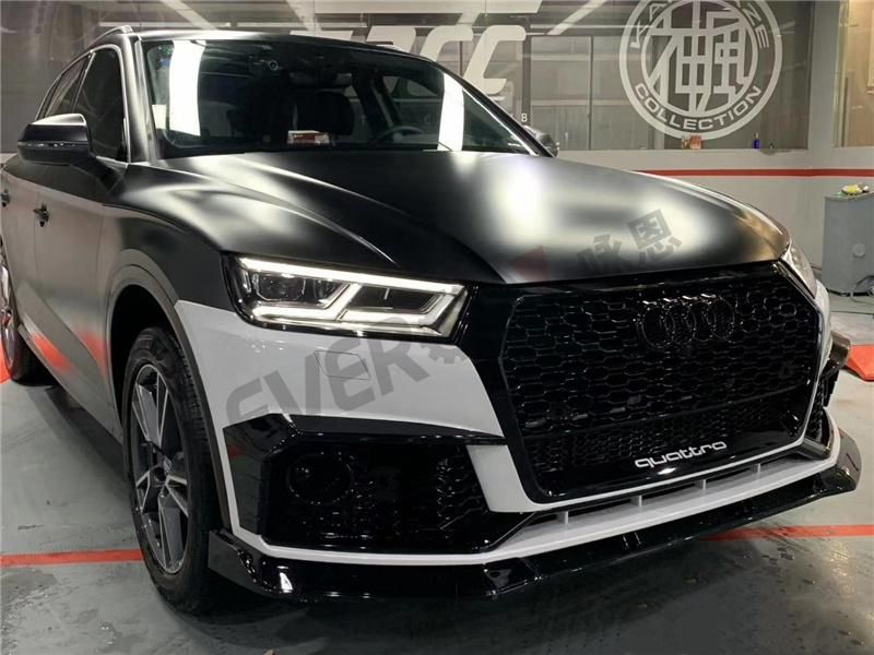 Rsq5 Style Front Bumper Grille Honeycomb Grill for Audi Q5 2018-2021