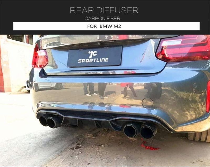 Carbon Fiber Rear Bumper Diffuser Spoiler for BMW 2 Series F87 M2