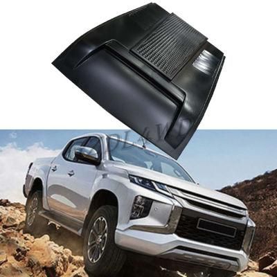 Matte Black Scoop Bonnet Vent Cover for Mitsubishi L200 Triton Pickup 2019