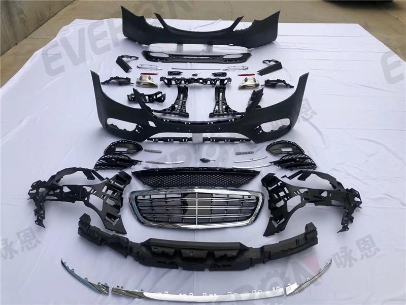 S450 Style Car Body Kits with Headlamp and Taillights for Mercedes W222 S Class 2014-2020