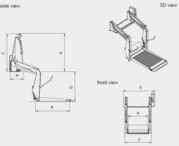 Wl-D-880 Wheelchair Lifts