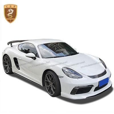 Upgrade to Techart Style Carbon Fiber Mix Fiberglass 718 Body Kit for Porsche Cayman-Boxster
