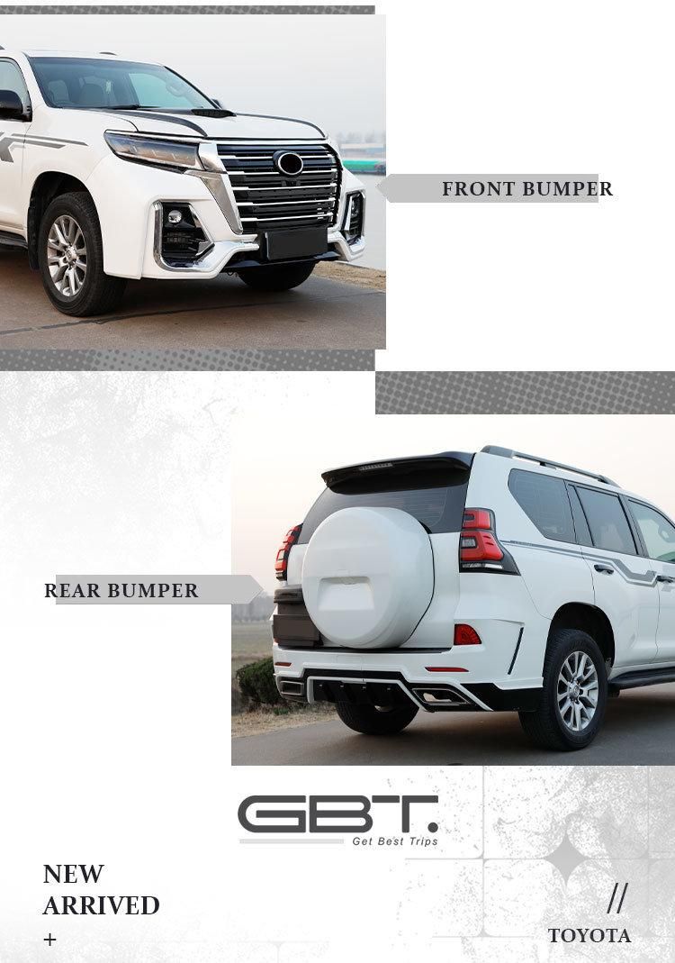 Popular Products Gbt Factory Direct Navigator Fj150 Front Bumper Headlight Facelift Accessories for 2010-2017 Toyota Prado Model