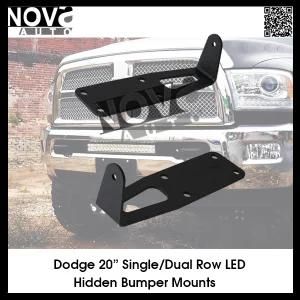 Offroad Dual Row LED Hidden Bumper Mounts /LED Light Bar Mounting Bracket for Car Made in China