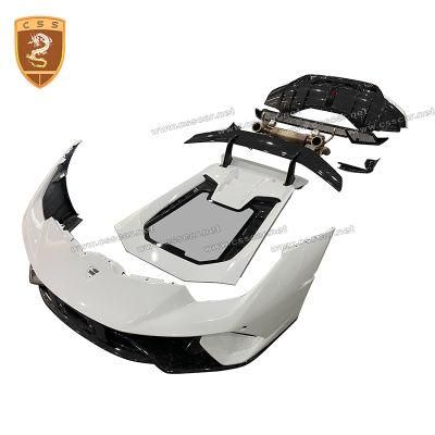 Half Carbon Fiber Rear Engine Hood Car Rear Bumper Body Kit for Lamborghini Huracan Lp610 Upgrade to Performante Style Bodykits