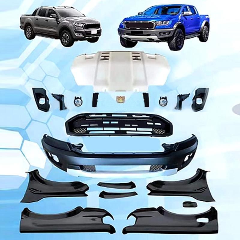 Auto Car Front Bumper Grille Wide Facelift Conversion Body Kit for Ford Ranger Raptor