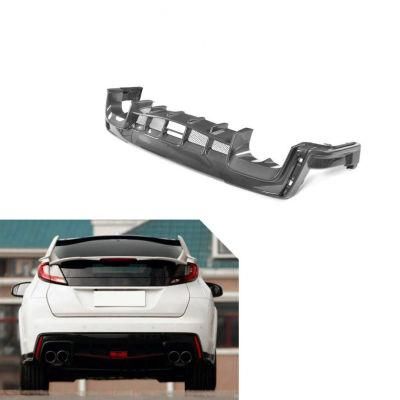 Honda Civic Type R Carbon Fiber Car Accessories Auto Body Part Rear Diffuser