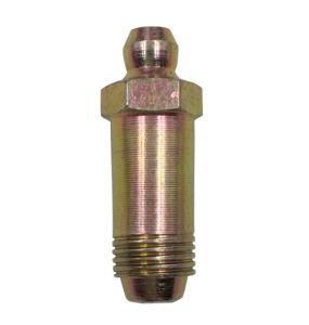 NPT1/8&quot;-27 Straight Grease Fittings, Height 32.5mm, Hex 11mm, Yellow Zinc Coating, OEM Quality