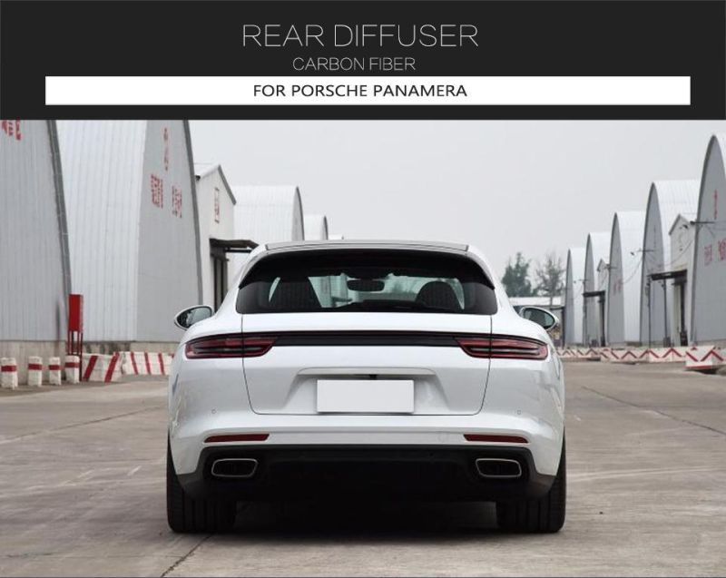for Porsche Panamera Carbon Fiber Rear Diffuser 2017-2019