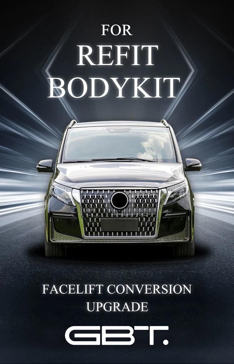 Gbt 2022 Popular Products Luxury Honour Star Mercedes Facelift Bodykit for Mercedes Benz V Class Bdy Kit Vito Upgrade Model