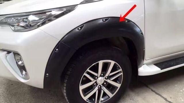 4X4 Car Wheel Arch Fender Flare for Toyota Fortuner 2016