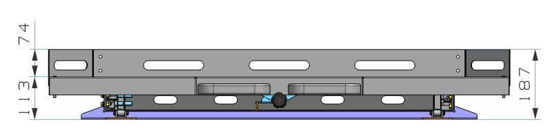 Pickup Slide Tray Alumnium Surface