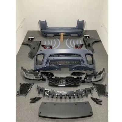 Body Kit for Land Rover Range Rover Sport 2013-2017 Upgrade to 2018-2022 SVR Model with Front Bumper Kit Rear Bumper Assy