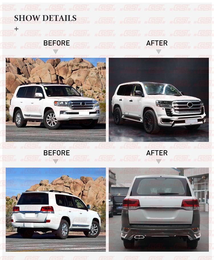 Gbt Factory Price Exclusive High Quality Facelift Body Kits for LC300 Toyota Land Cruiser 300 Upgrade Bumper Grilles M