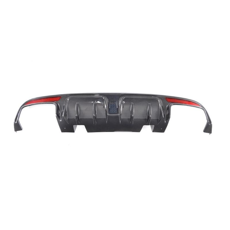 Carbon Fiber Rear Diffuser for Mercedes Benz C63 Sport Bumper B Style 15-17