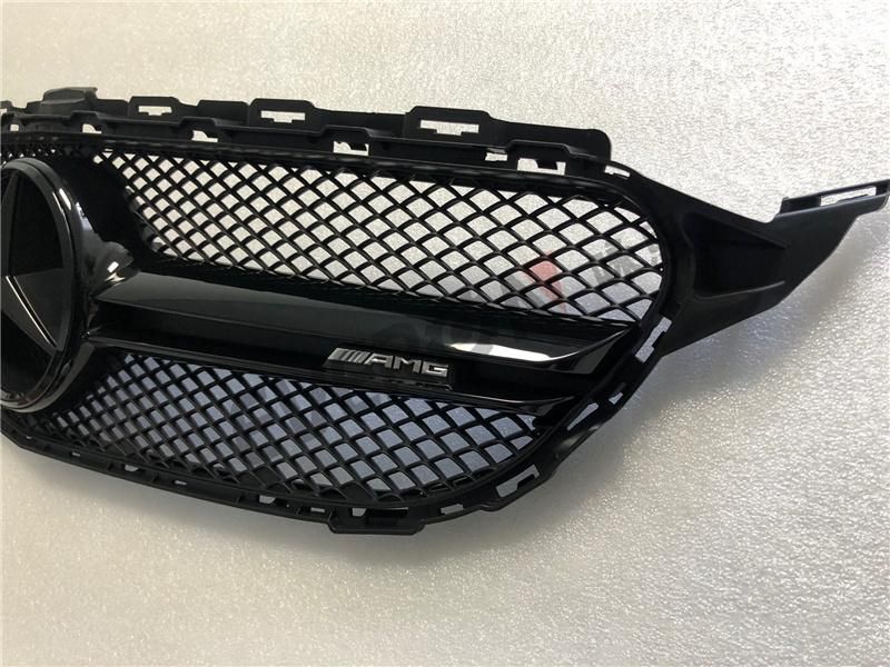 C63 Style Front Bumper Center Grille for Mercedes Benz W205 C Class 2019