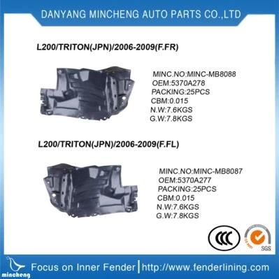 Car Front Inner Fender Liner