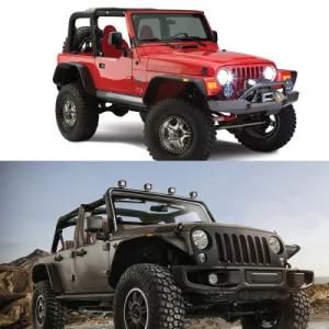 Wide Pocket Style Fender Flare 4WD Wheel Arches Fender Flares for Wrangler Jk Fender Flare