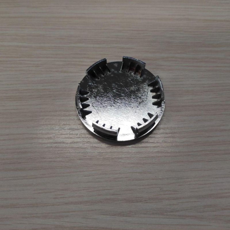 Wholesale ABS Chrome Silver Car Emblem Badge Wheel Center Hub Caps Cover for Car logo