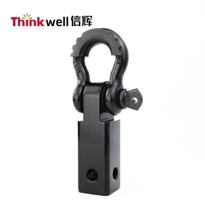 Forged D Ring Soild Shank Receiver Hitch Shackle with Lock