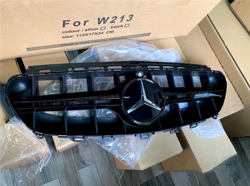 E63 Style Front Bumper Grille Auto Grill for Mercedes Benz E Class W213 2016-2020
