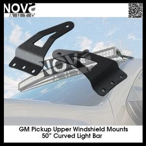 Hot Sale Curved LED Light Bar Bracket/ LED Bar Lighting Mount/Truck LED Lights Mounts