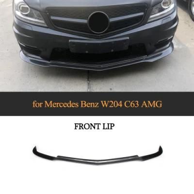 Carbon Fiber Front Bumper Lip for Mercedes Benz W204 C63 Amg 2012-2014