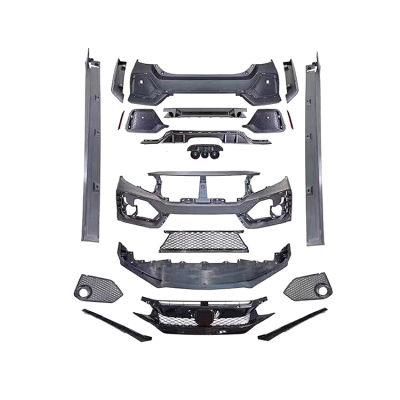 Body Kit for Honda Civic Type-R Front Rear Bumper Body Kits Spoiler