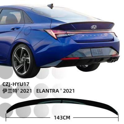 for Hyundai Elantra 2021+ Rear Lip ABS Spoiler Factory Design