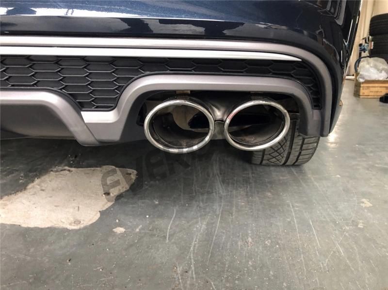 Rear Lip with Exhaust Tips for 2016 Audi A6 Change to S6 Looking